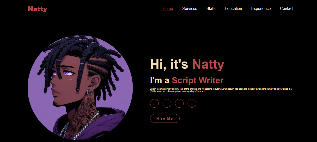 Portfolio project preview